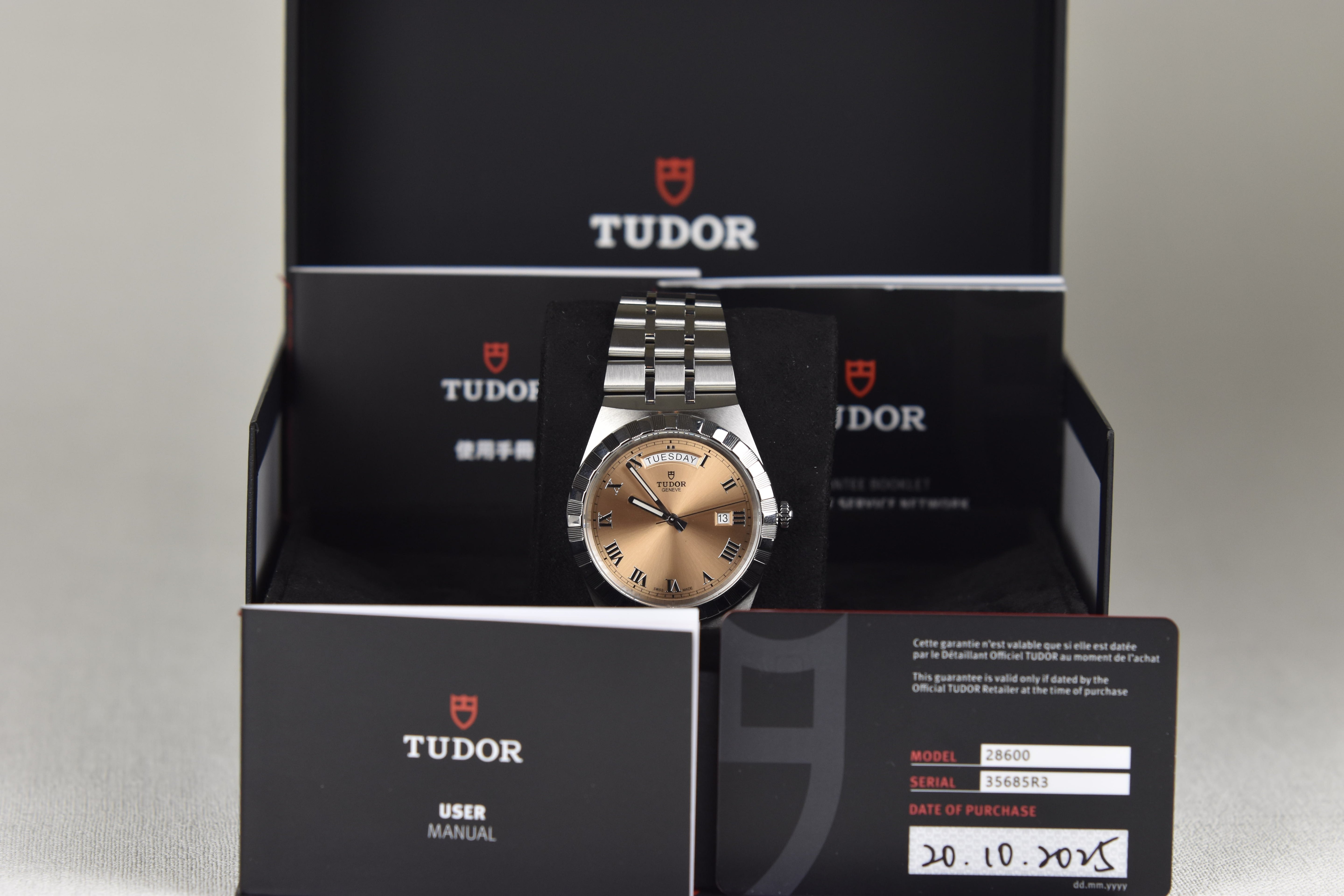 Tudor Royal Salmon Dial M28600-0009 41mm Stainless Steel
