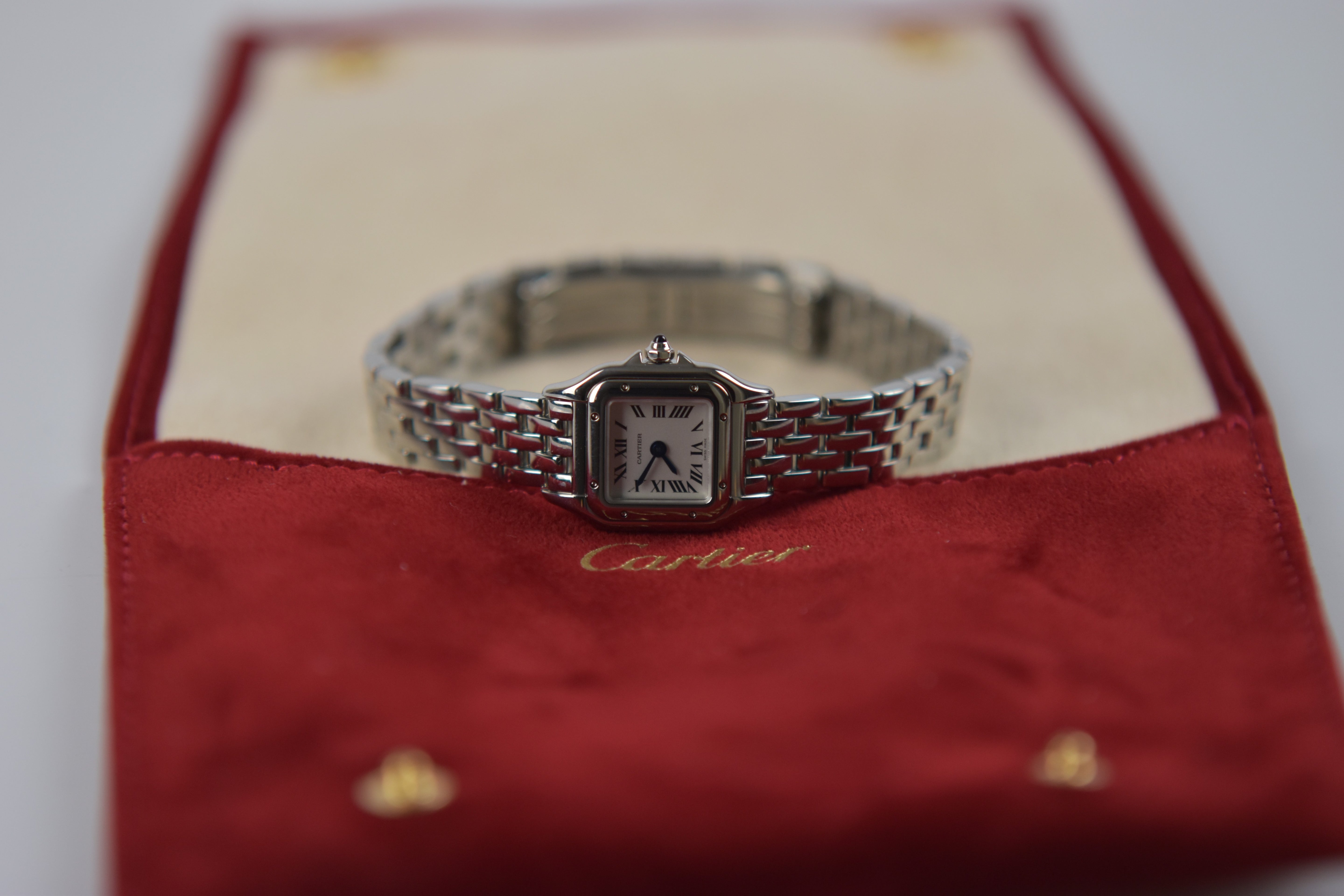 Cartier Panthère de Cartier WSPN0013 Steel White Dial Quartz