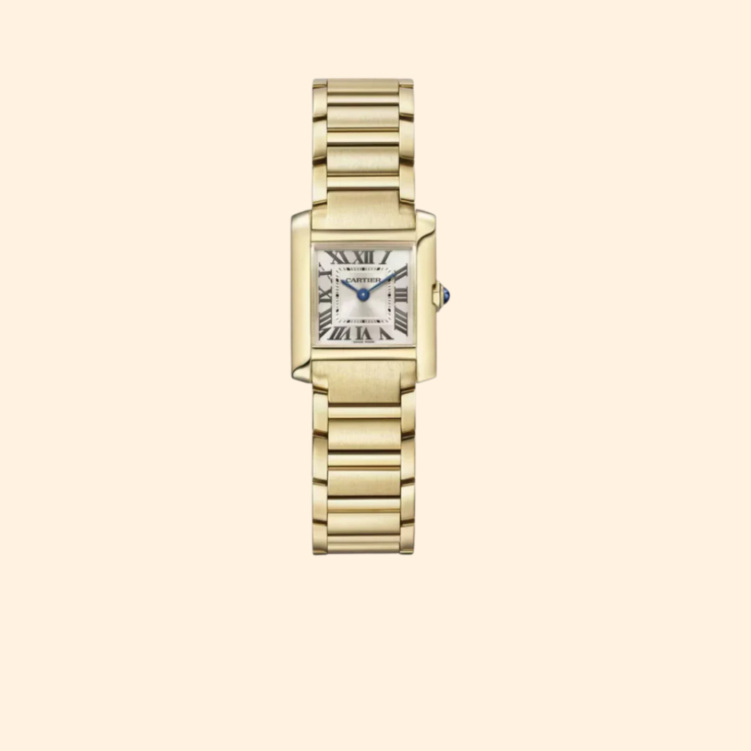 Cartier Tank Française 26mm 18K Yellow Gold Gold Dial