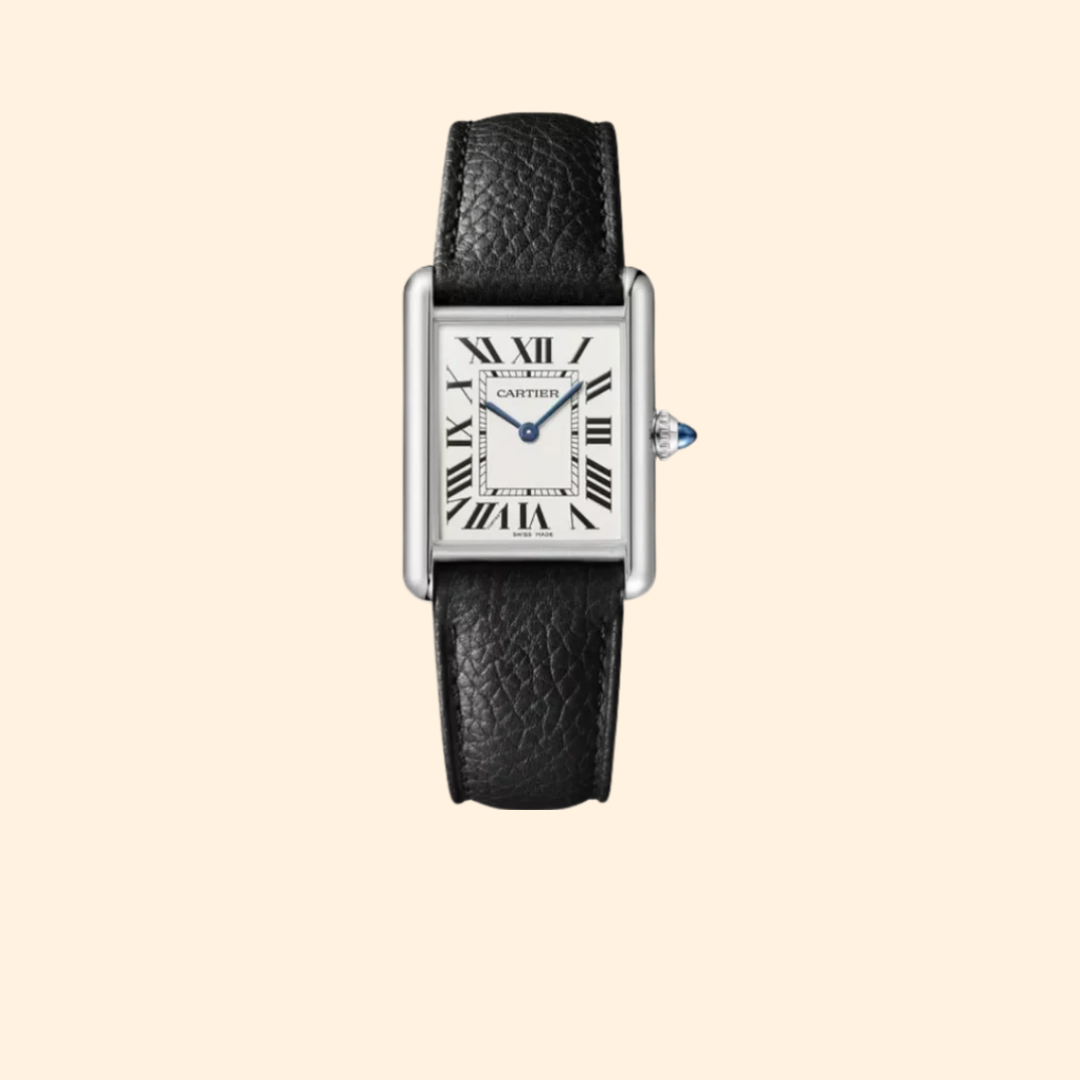 Cartier Tank 34 mm Must Watch Silver Stainless Steel