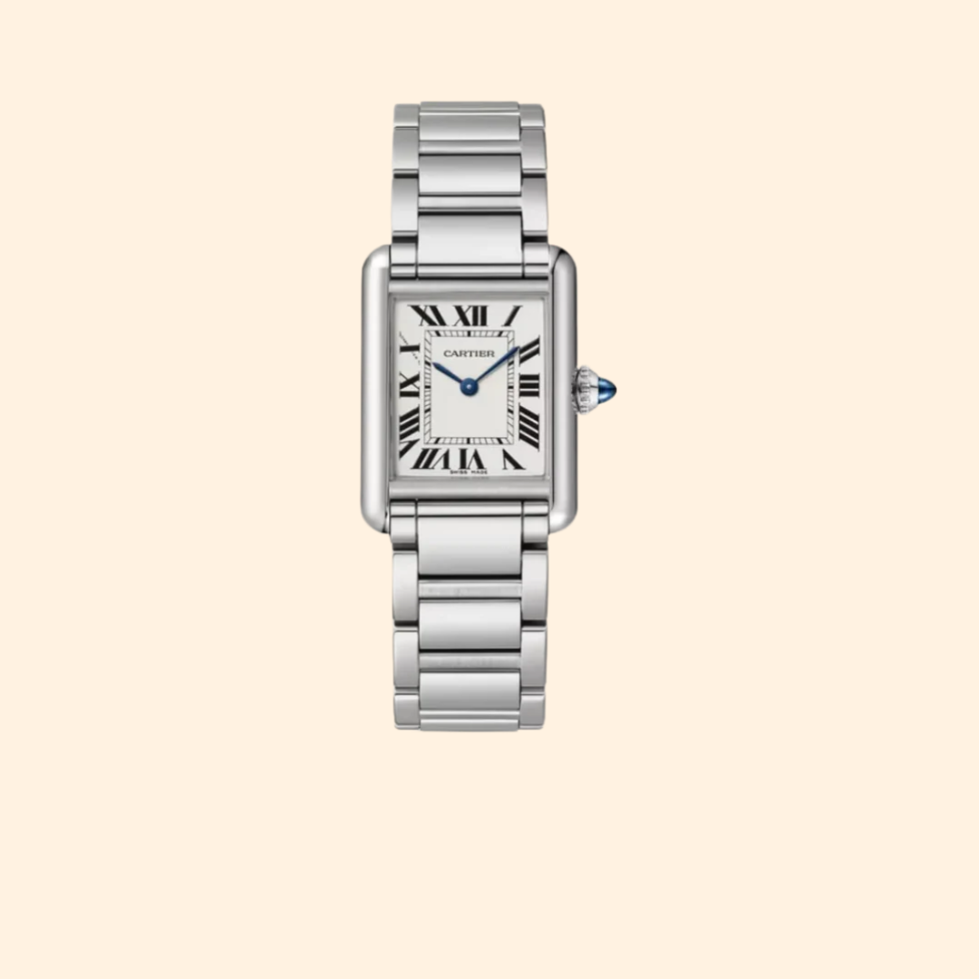Cartier Tank 30 mm Must Watch Silver Stainless Steel