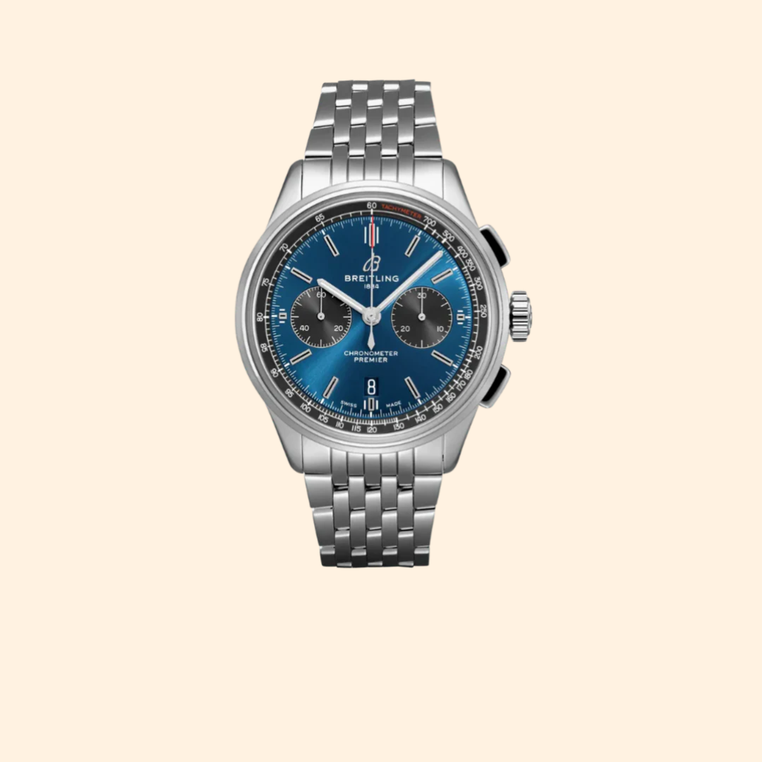 Breitling Premier B01 Chronograph 42 mm Stainless Steel with Blue Dial