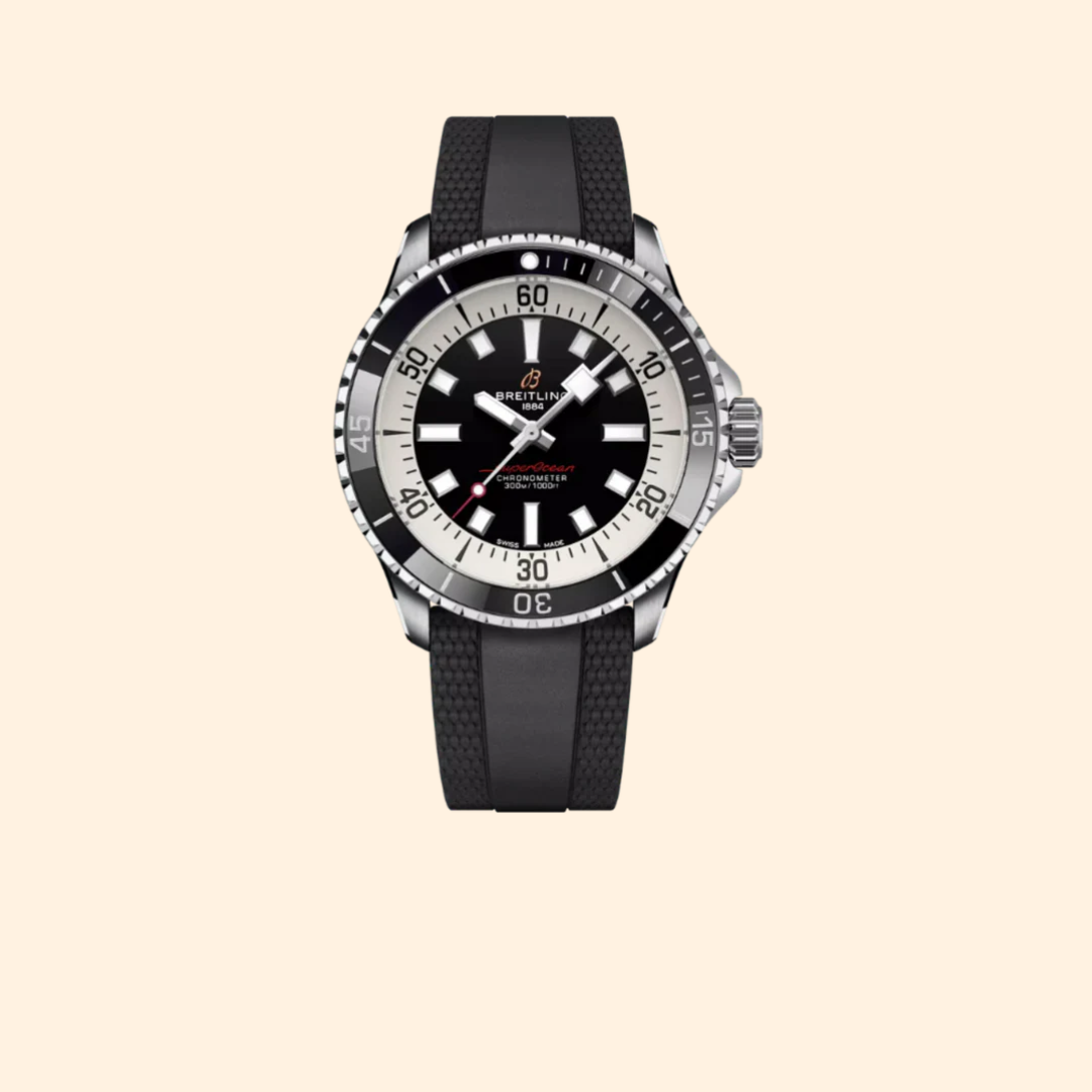 Breitling Superocean Automatic 42 Stainless Steel with Black Dial
