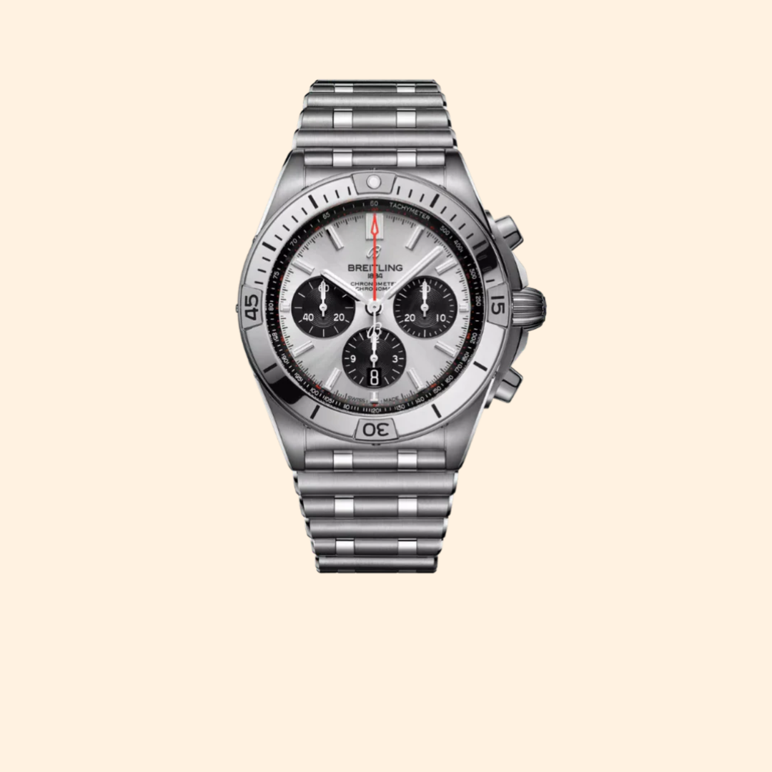 Breitling Chronomat B01 42mm Stainless Steel Silver Dial