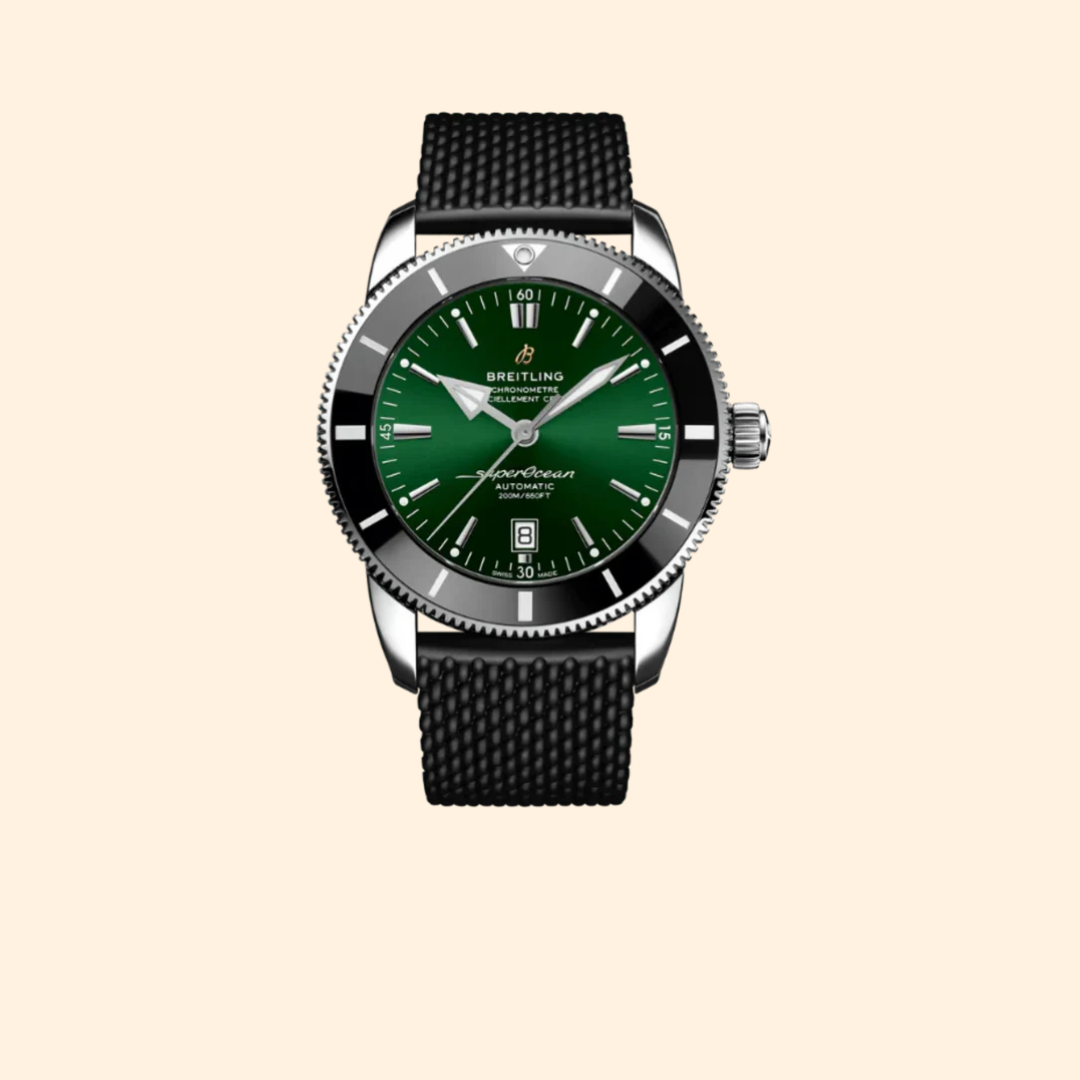 Breitling Superocean Heritage B20 Automatic 46 mm Stainless Steel with Green Dial