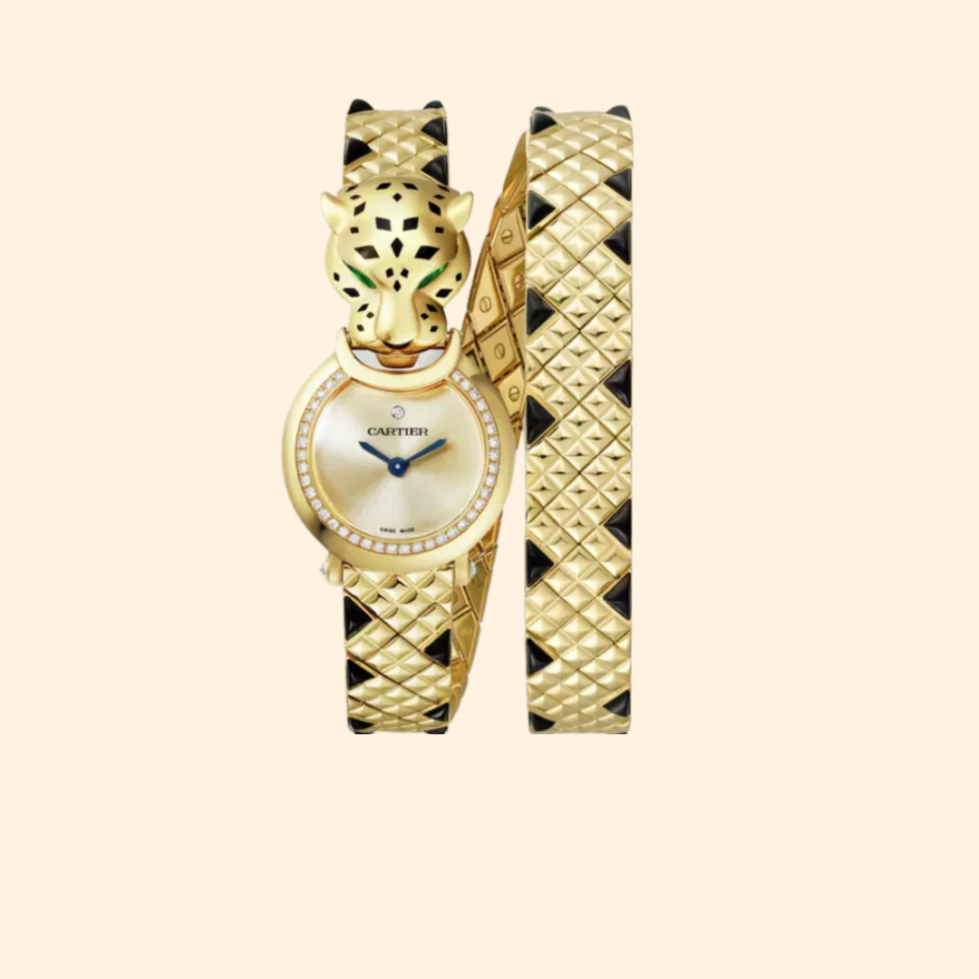 La Panthère de Cartier 24 mm Yellow Gold with Gold Dial