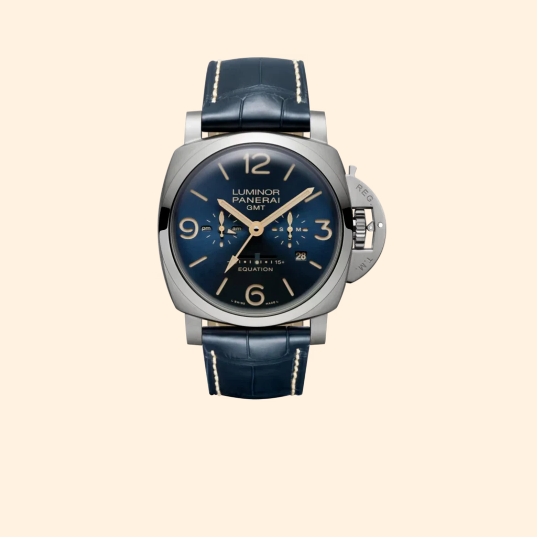 Panerai Luminor Equation of Time PAM00670 47 mm Titanium with Blue Dial