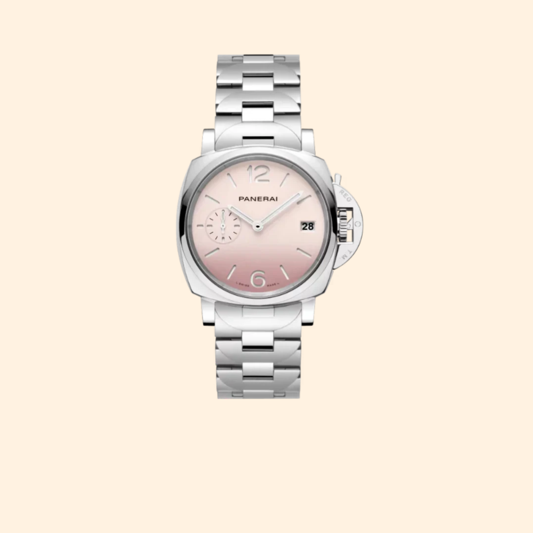 Panerai Luminor Due Pastello PAM01319 38mm Stainless Steel with Pink Dial