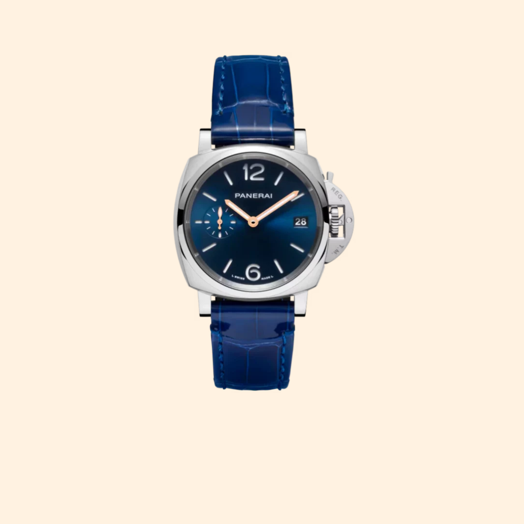 Panerai Luminor Due PAM01273 38 mm Stainless Steel with Blue Dial