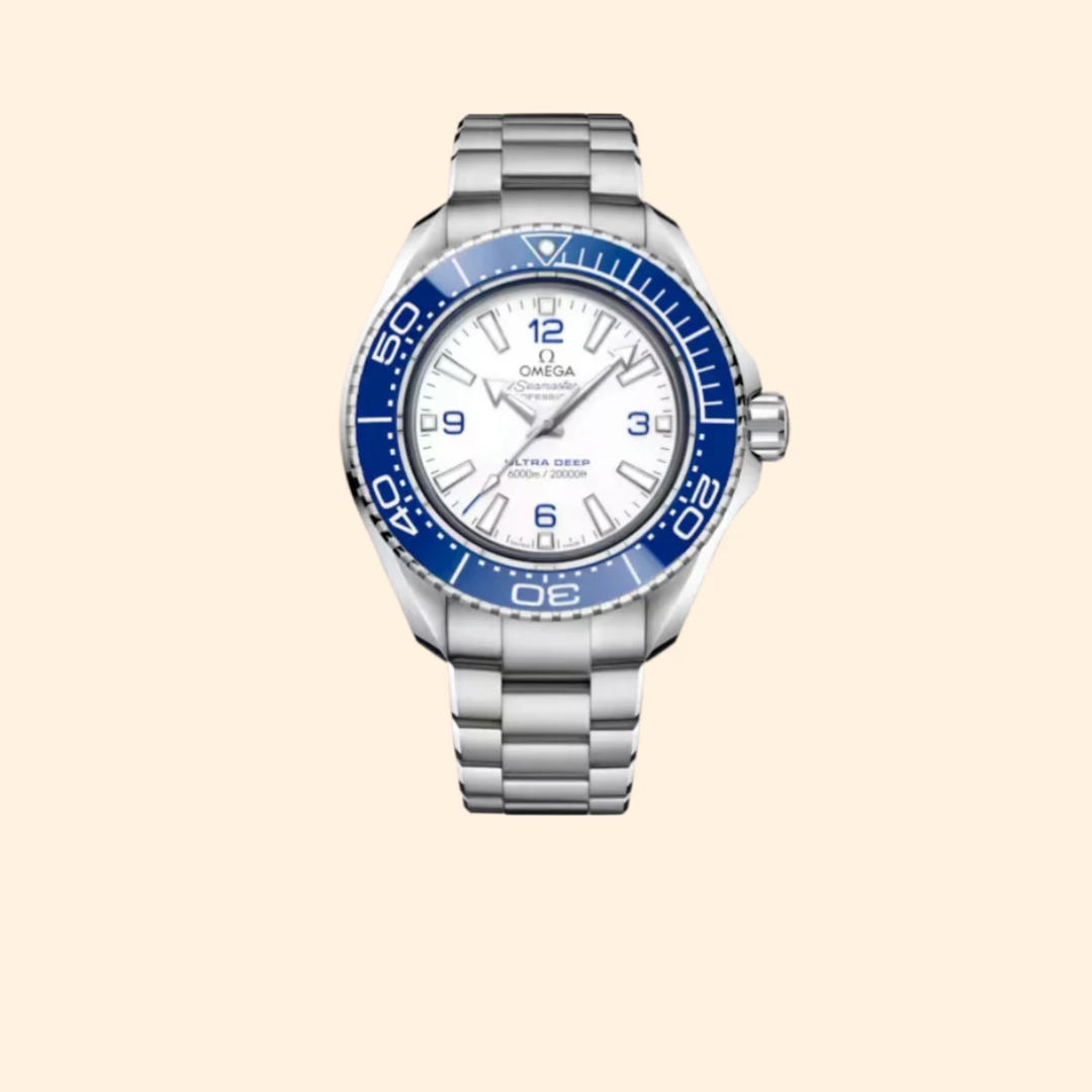 Omega Seamaster Planet Ocean 6000M Ultra Deep 45 mm O-Megasteel with White Dial