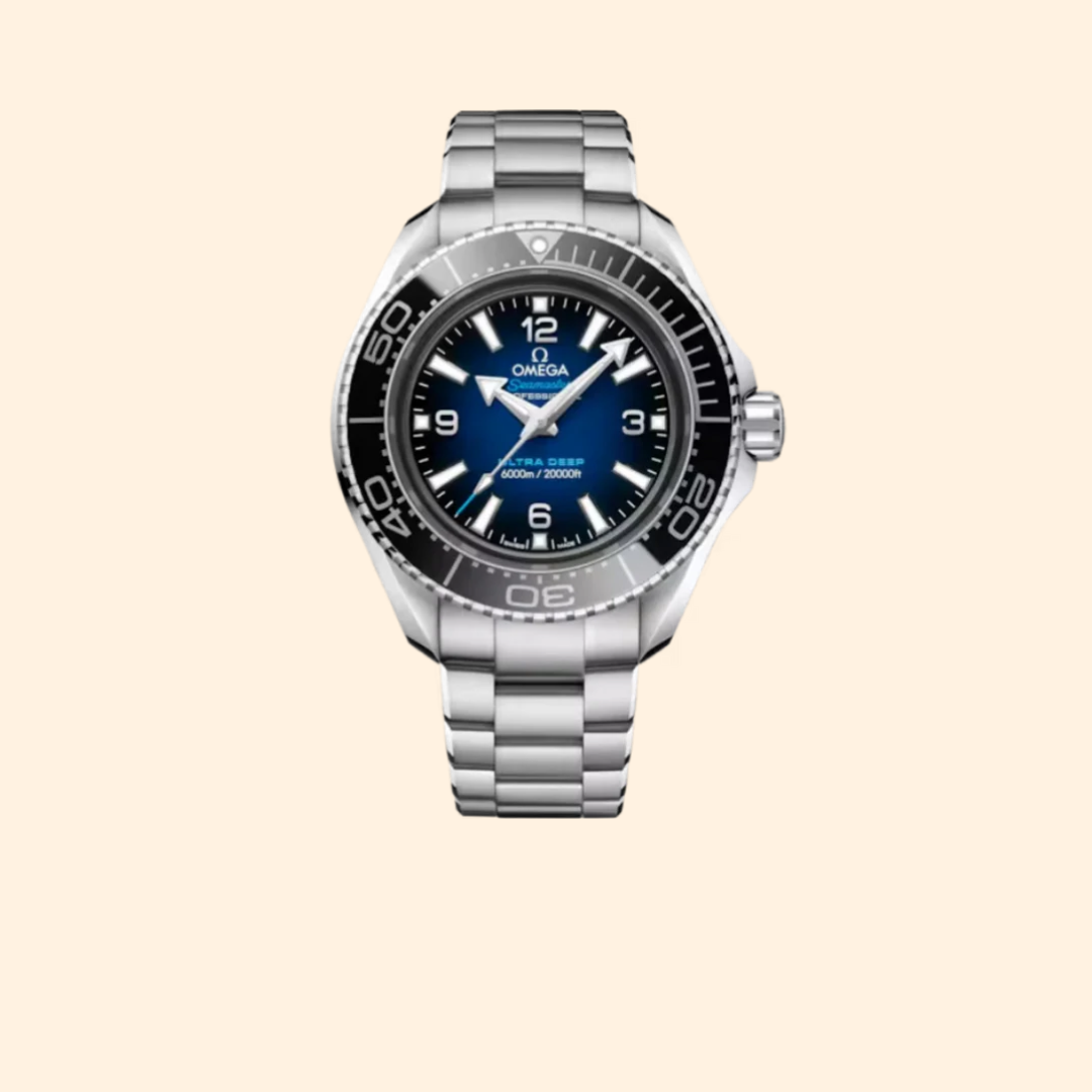 Omega Seamaster Planet Ocean 6000M Ultra Deep 45 mm O-Megasteel with Blue Dial
