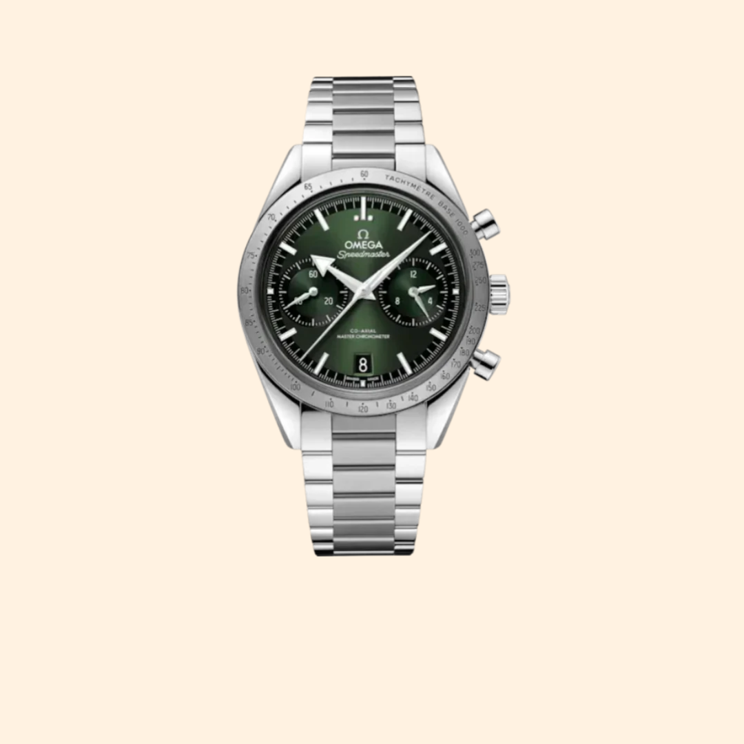 Omega Speedmaster ’57 40 mm Stainless Steel with Green Dial