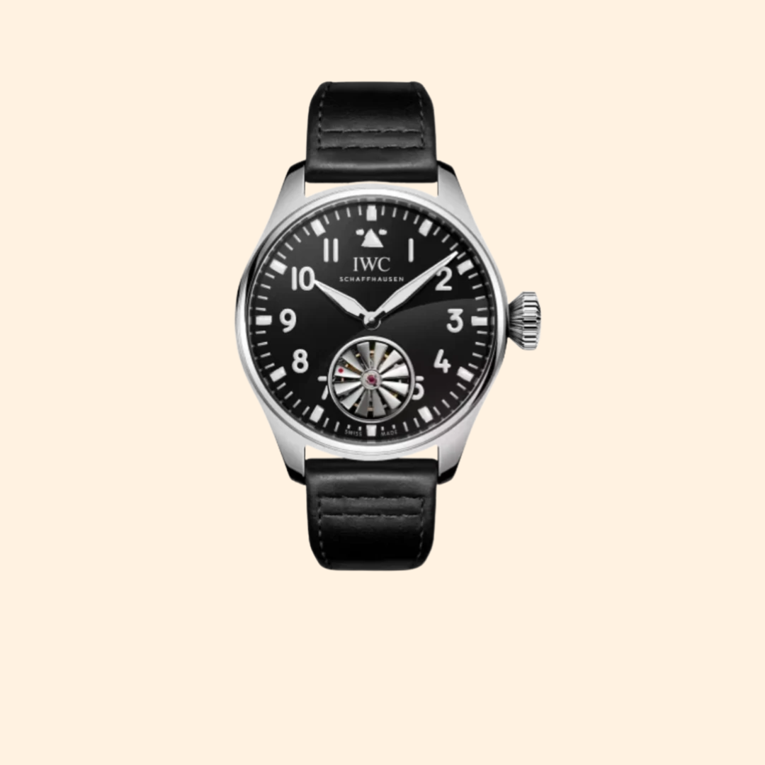 IWC Big Pilot’s Watch Tourbillon Markus Bühler 43 mm Platinum Black Dial
