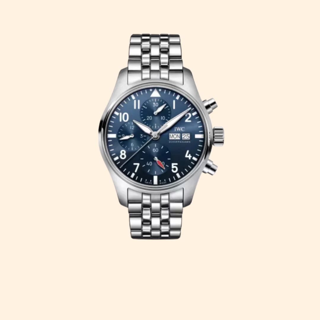 IWC Pilot’s Watch Chronograph 41 mm Stainless Steel Blue Dial