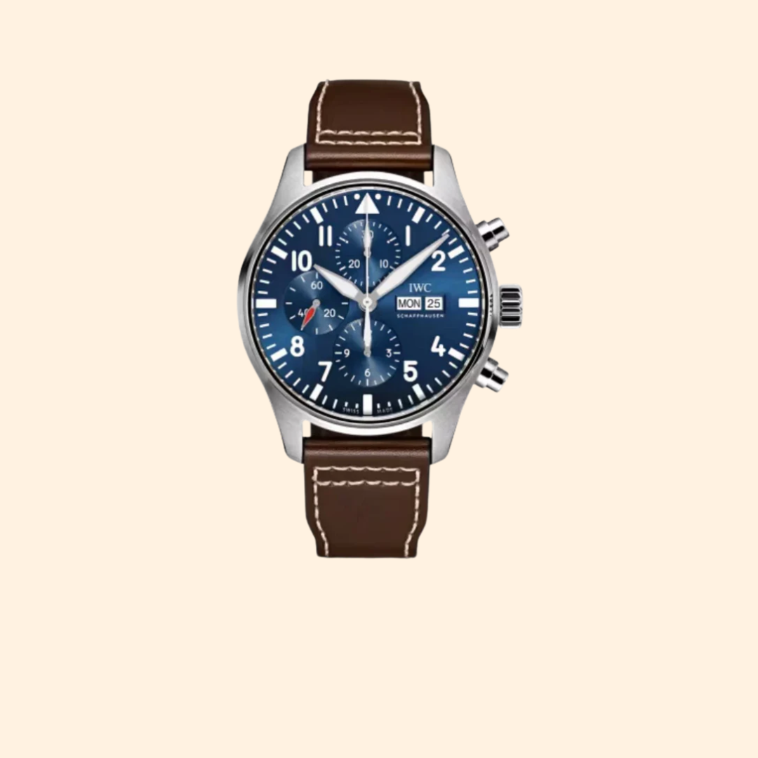 IWC Pilot’s Watch Chronograph Edition “Le Petit Prince” 43 mm Stainless Steel Blue Dial