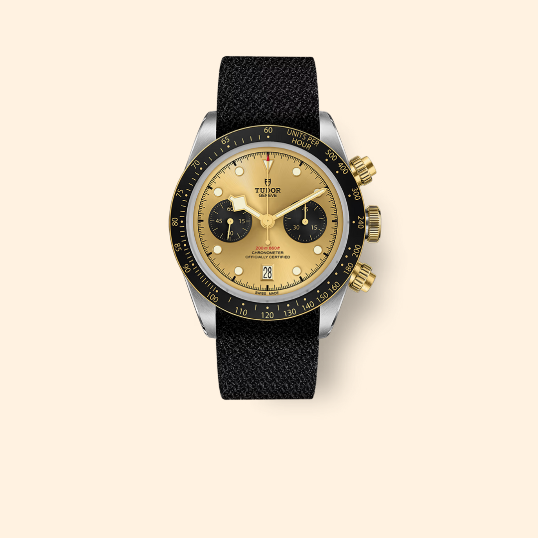 Tudor Black Bay Chrono S&G 41 mm Steel and Yellow Gold with Champagne Dial