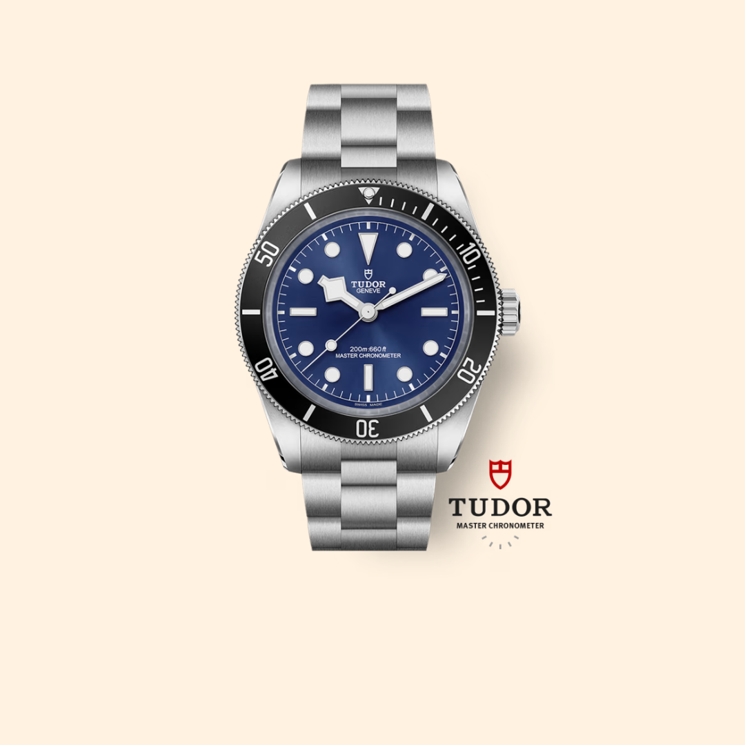 Tudor Black Bay 68 Ref. M7943A1A0NU-0001 43 mm Stainless Steel with Blue Dial on Steel Bracelet