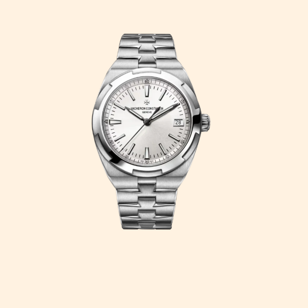 Vacheron Constantin Overseas Self-Winding 41 mm Stainless Steel with Silver Brass Dial