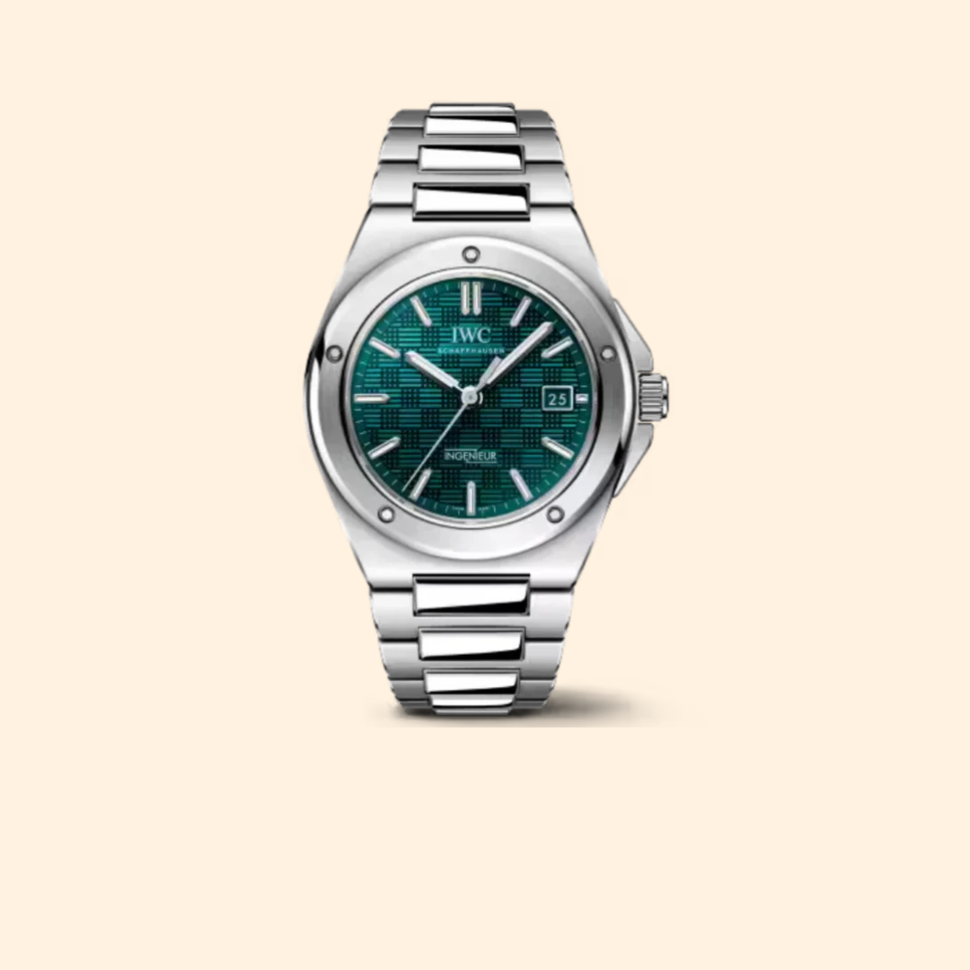 IWC Ingenieur Automatic Ref. IW328903 – 40mm Stainless Steel with Green Dial on Stainless Steel Bracelet
