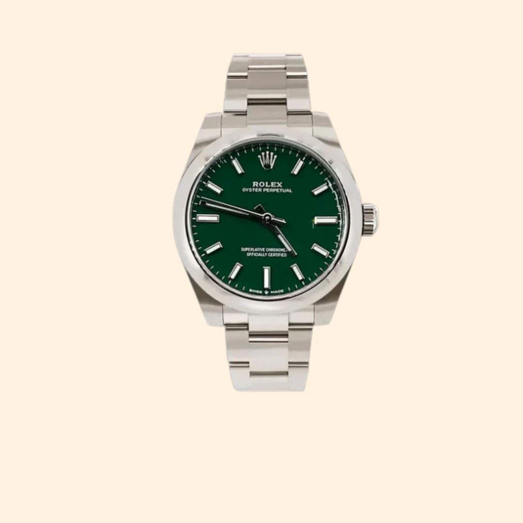 Rolex Oyster Perpetual 31 Ref. 277200 31 mm Oystersteel with Green Dial