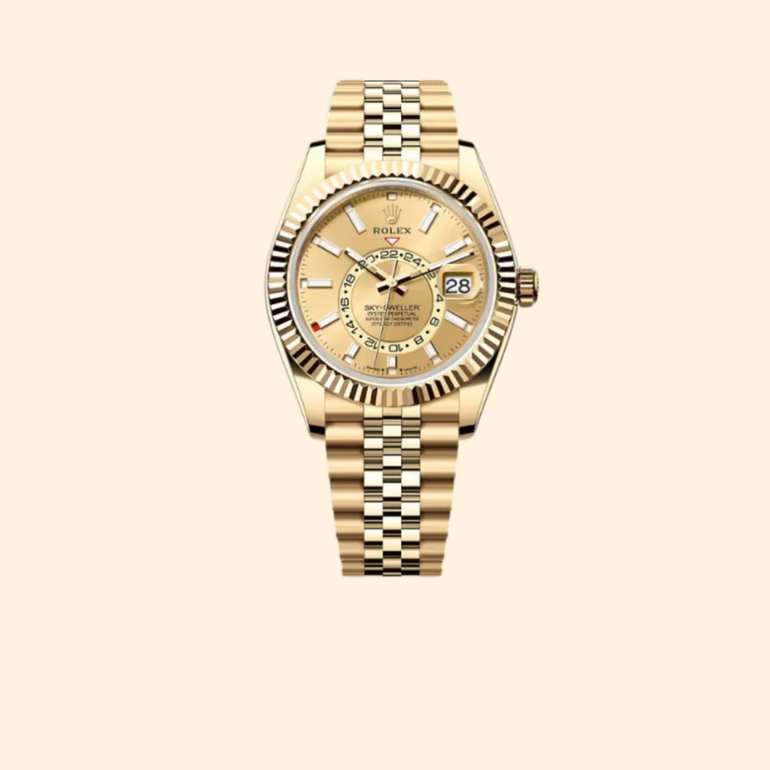 Rolex Sky-Dweller Ref. 336938 42 mm 18k Yellow Gold with Gold Dial