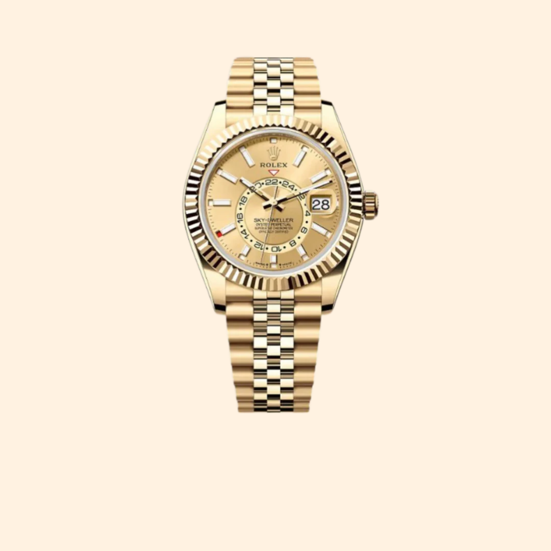 Rolex Sky-Dweller Ref. 336938 42 mm 18k Yellow Gold with Gold Dial
