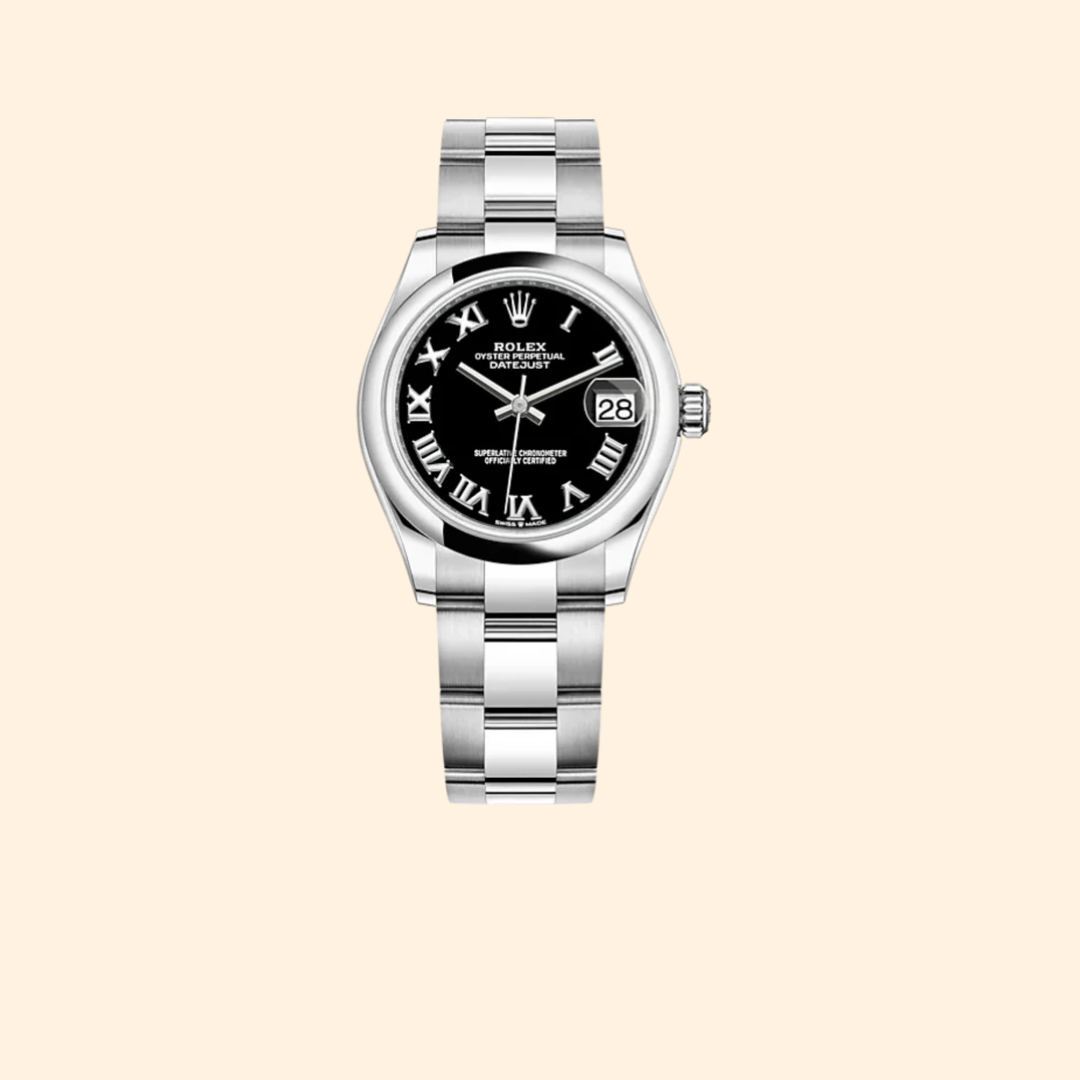 Rolex Datejust 31 Ref. 278240 31 mm Oystersteel with Black Dial Oystersteel Bezel