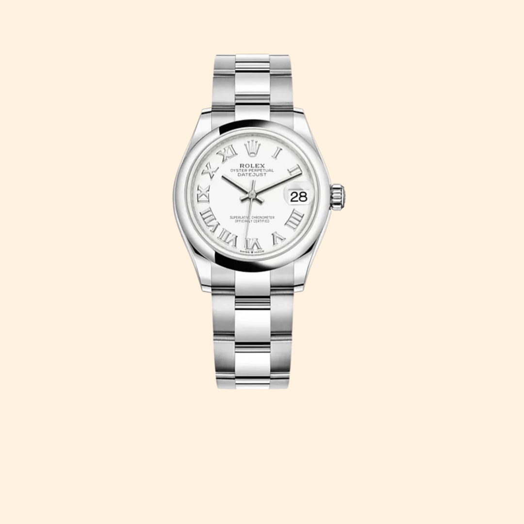 Rolex Datejust 31 Ref. 278240 31 mm Oystersteel with White Dial Oystersteel Bezel