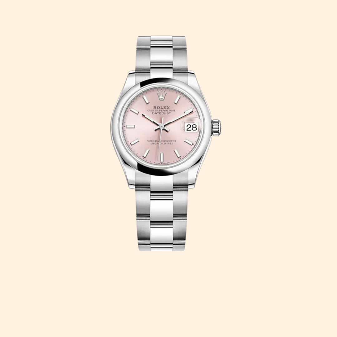 Rolex Datejust 31 Ref. 278240 31 mm Oystersteel with Pink Dial Oystersteel Bezel
