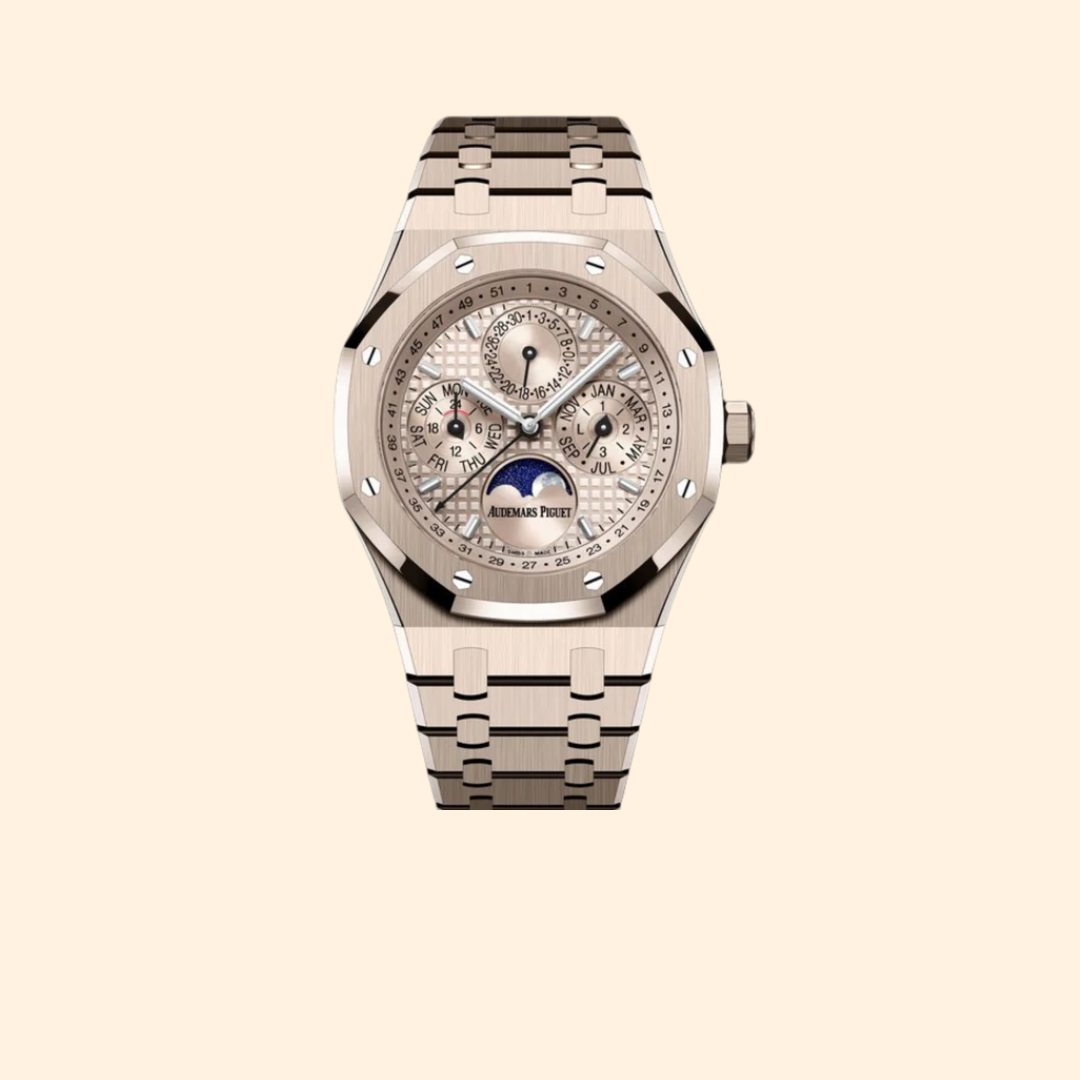 Audemars Piguet Royal Oak Ref. 26674SG.OO.1320SG.01 41MM Sand Gold Perpetual Calendar