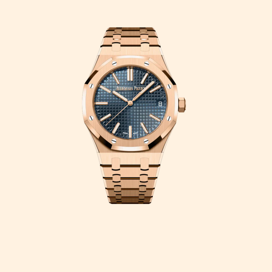 Audemars Piguet Royal Oak Ref. 15510OR.OO.1320OR.03 41 mm Rose Gold with Blue Dial