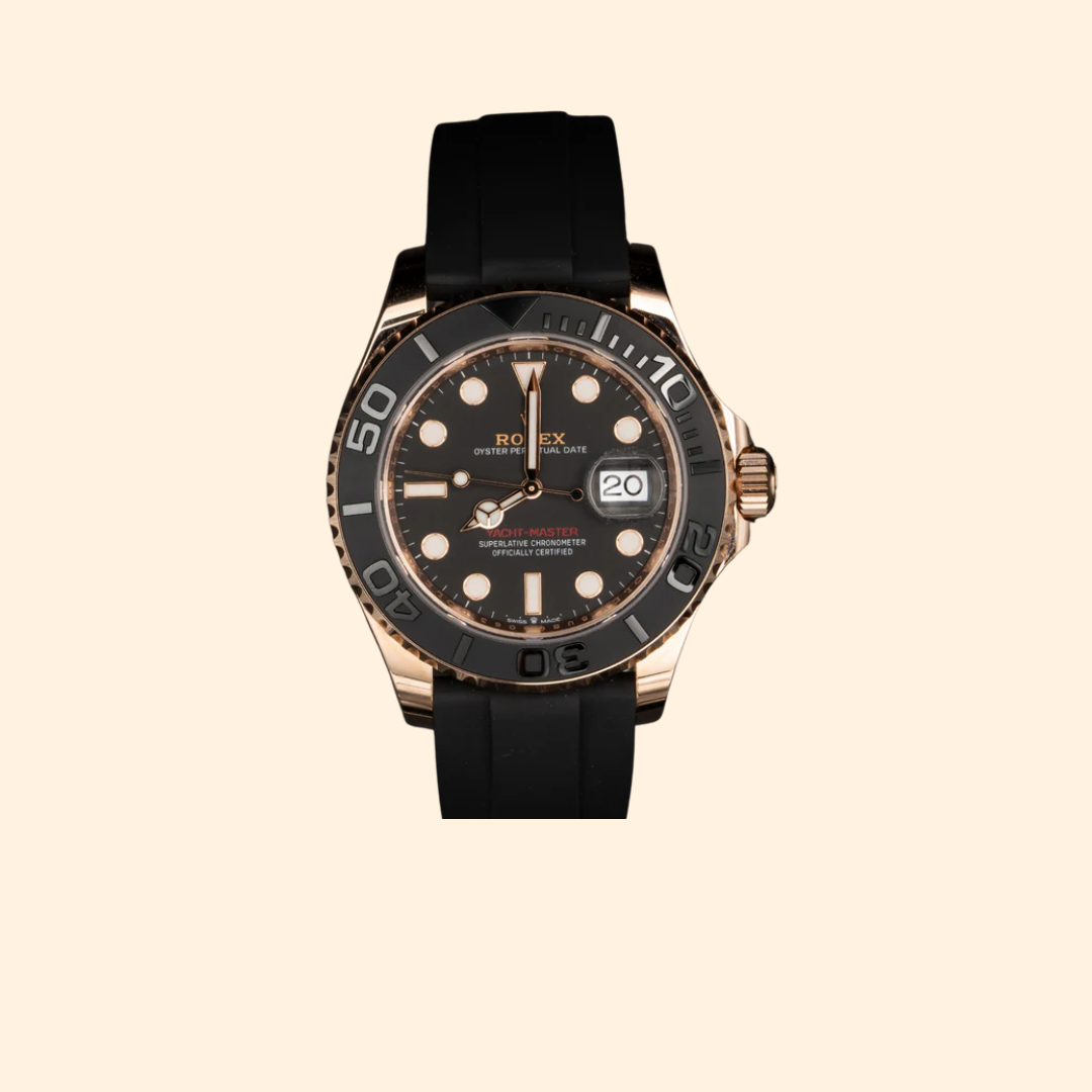 Rolex Yacht-Master Ref. 126655 40 mm Everose Gold with Black Dial