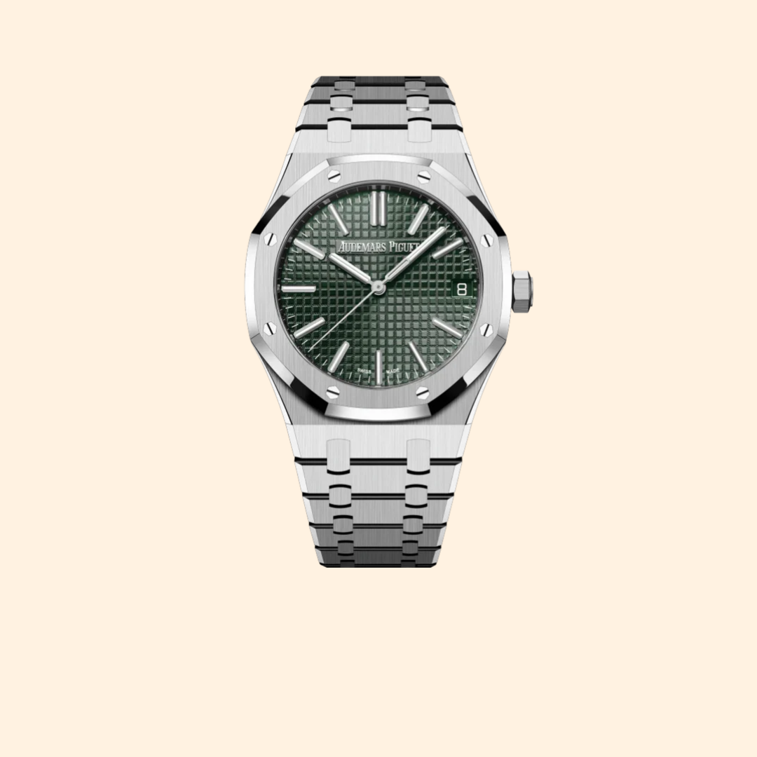 Audemars Piguet Royal Oak Ref. 15510ST.OO.1320ST.09 41 mm Stainless Steel with Green Dial