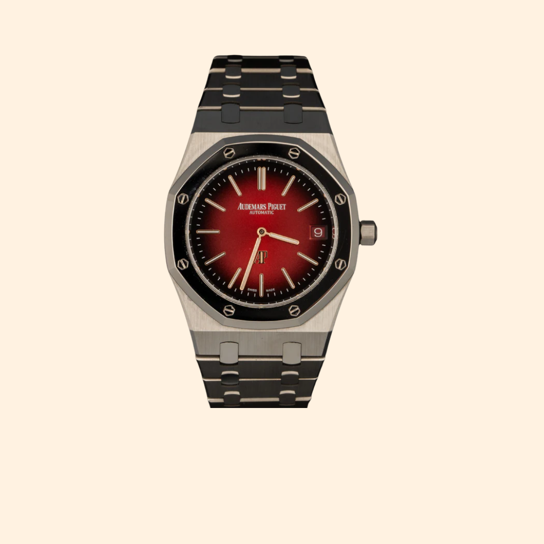 Audemars Piguet Royal Oak Ref. 16202XT.OO.1240XT.01 39 mm Titanium with Red Dial