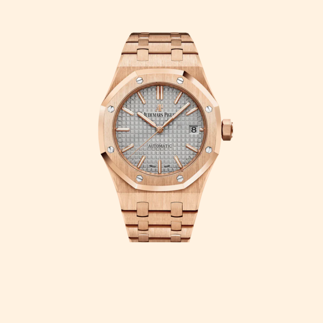 Audemars Piguet Royal Oak Ref. 15450OR.OO.1256OR.01 37 mm Pink Gold Grey Dial