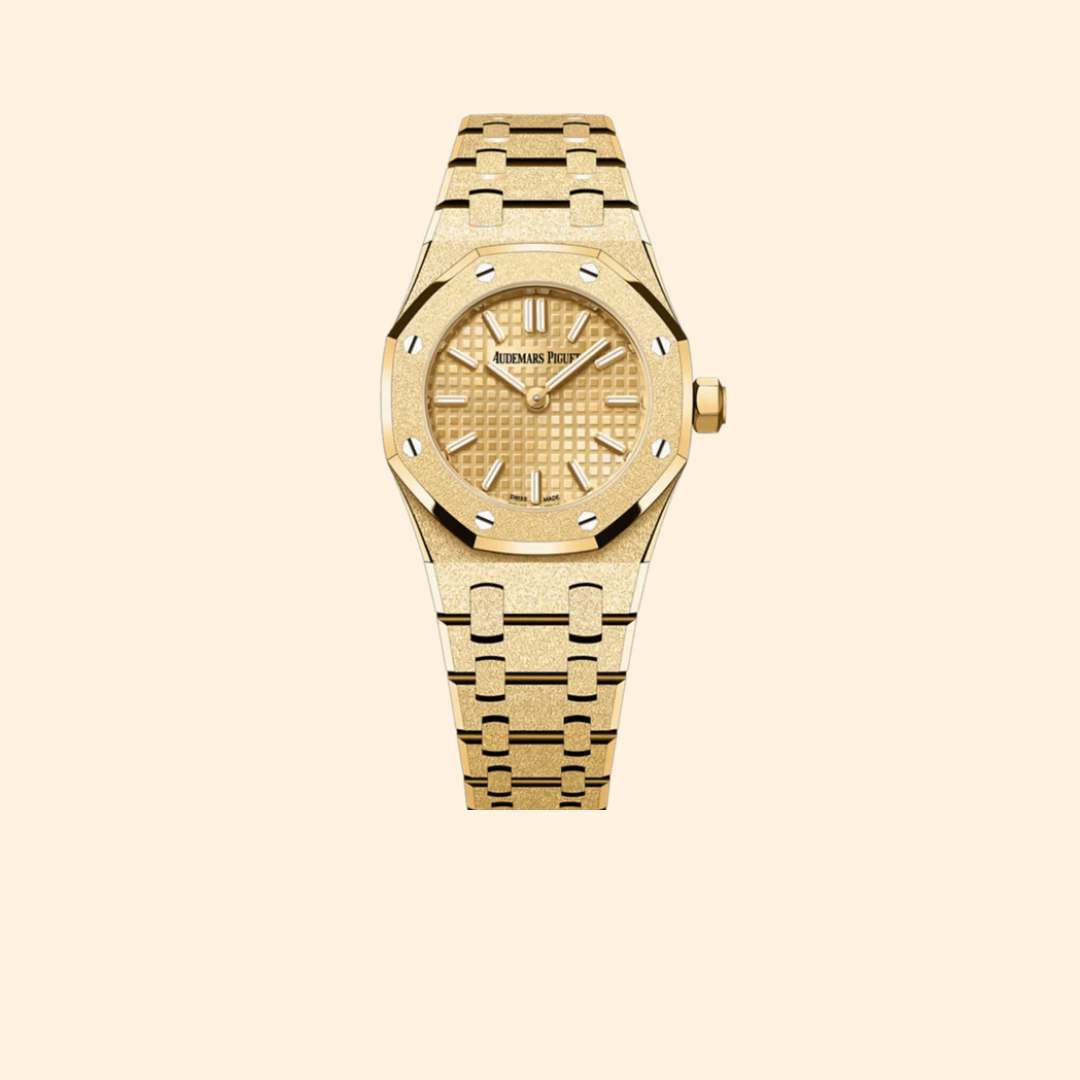 Audemars Piguet Royal Oak Mini Ref. 67630BA.GG.1312BA.01-B 23 mm Yellow Gold Frosted