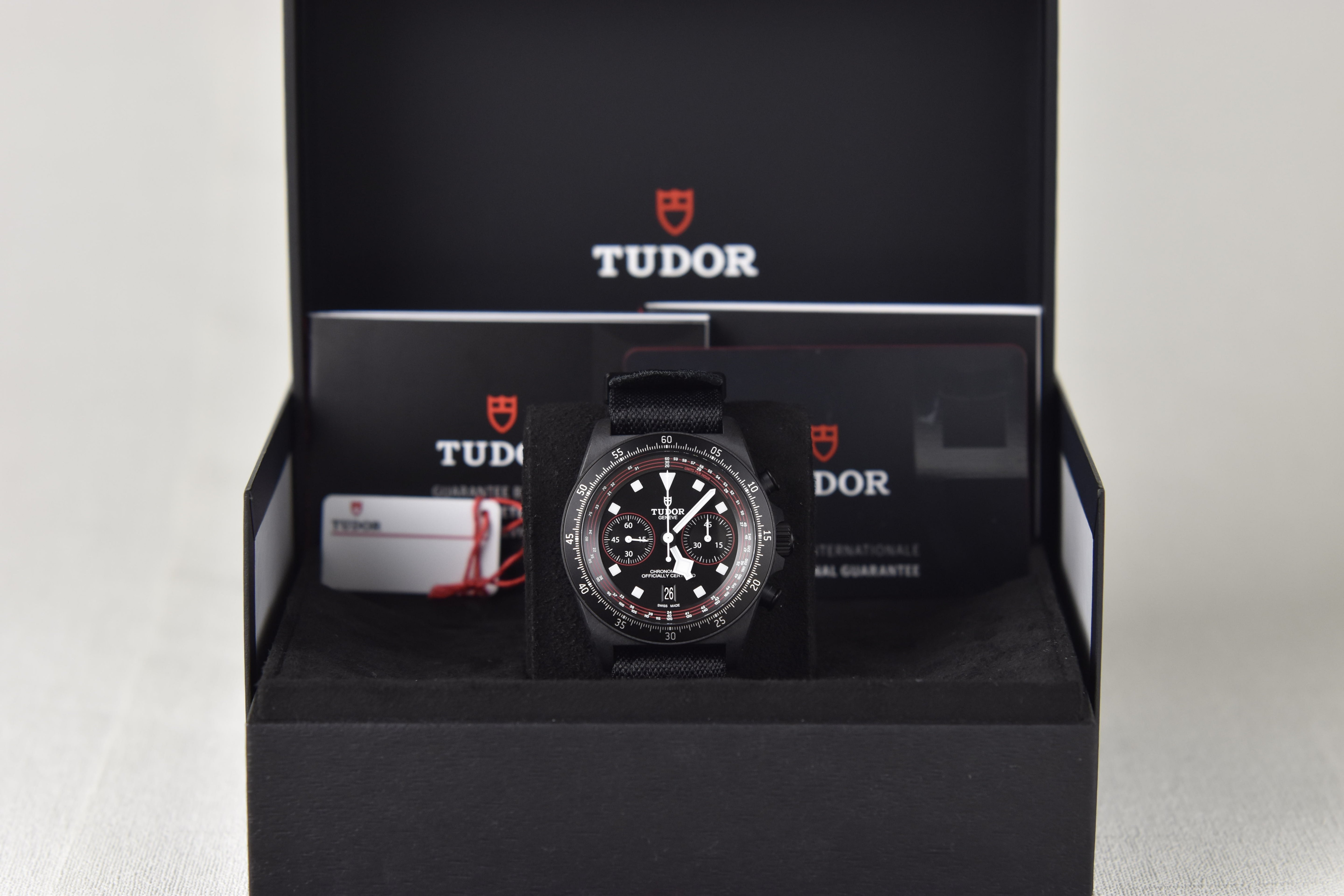Tudor Pelagos FXD Chrono M25827KN-0001 43mm Carbon Composite Black Dial