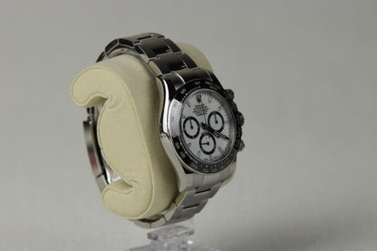 Rolex Cosmograph Daytona 126500LN 40mm Oystersteel White Dial Black Ceramic Bezel