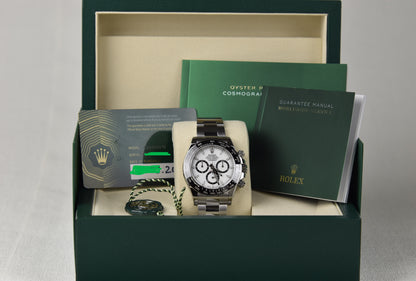 Rolex Cosmograph Daytona 126500LN 40mm Oystersteel White Dial Black Ceramic Bezel