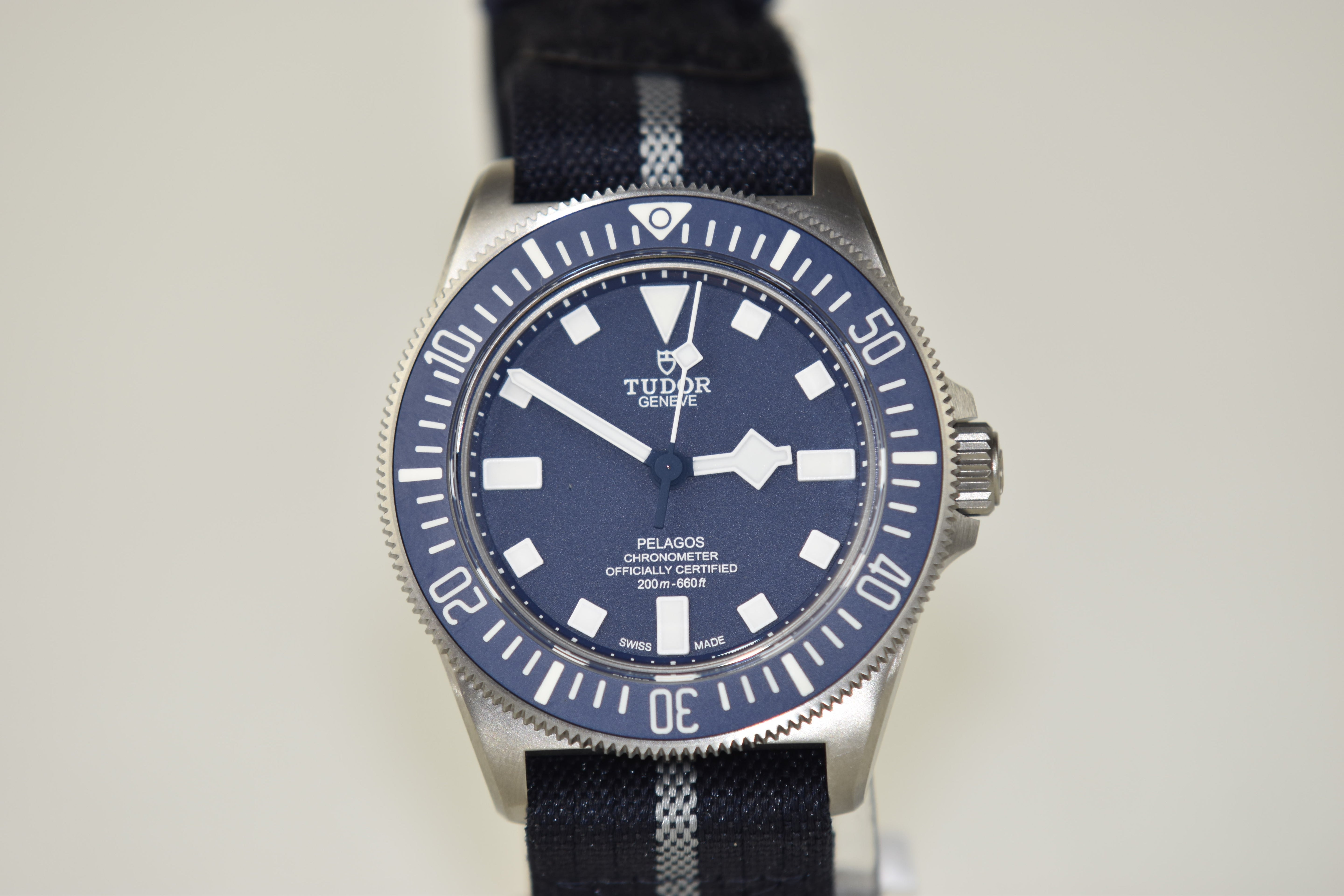 Tudor Pelagos FXD M25707B/26-0001 42mm Titanium Navy Blue Dial