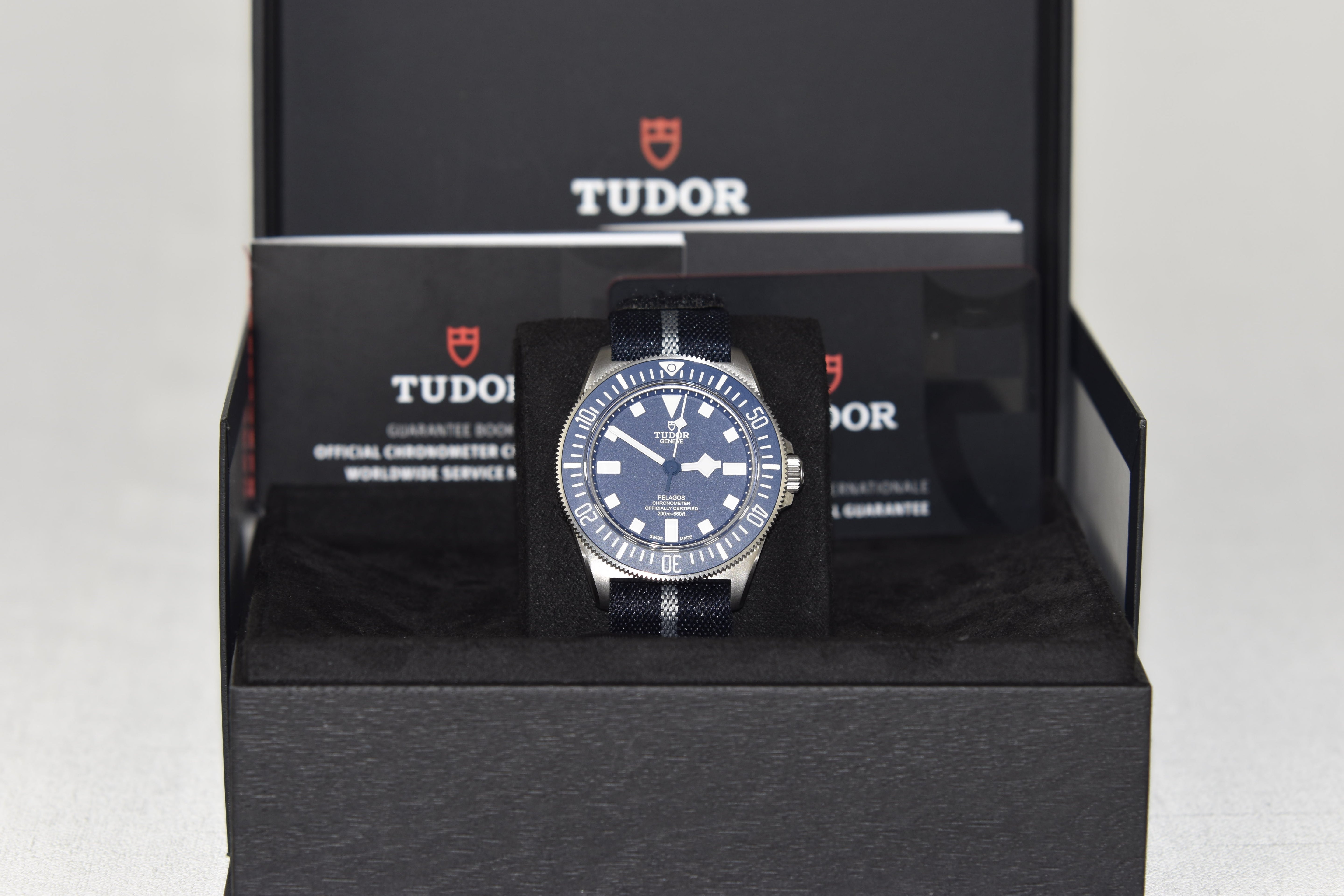 Tudor Pelagos FXD M25707B/26-0001 42mm Titanium Navy Blue Dial