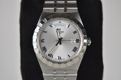 Tudor Royal M28600-0001 41mm Stainless Steel Silver Dial Steel Bracelet