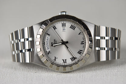 Tudor Royal M28600-0001 41mm Stainless Steel Silver Dial Steel Bracelet
