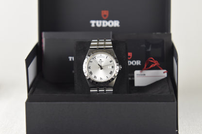 Tudor Royal M28600-0001 41mm Stainless Steel Silver Dial Steel Bracelet