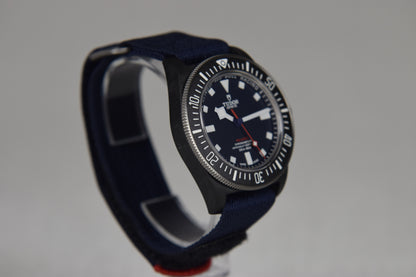 Tudor Pelagos FXD Alinghi Red Bull Racing Edition M25707KN-0001 42mm Blue Dial Fabric Strap