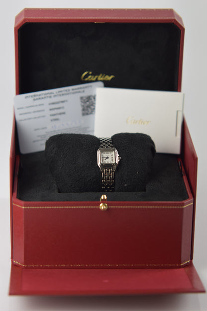 Cartier Panthère de Cartier WSPN0013 Steel White Dial Quartz