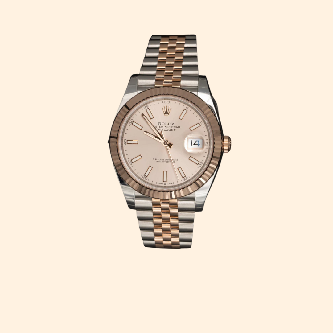 Rolex Datejust Ref. 126331 Rose Gold Sundust Dial