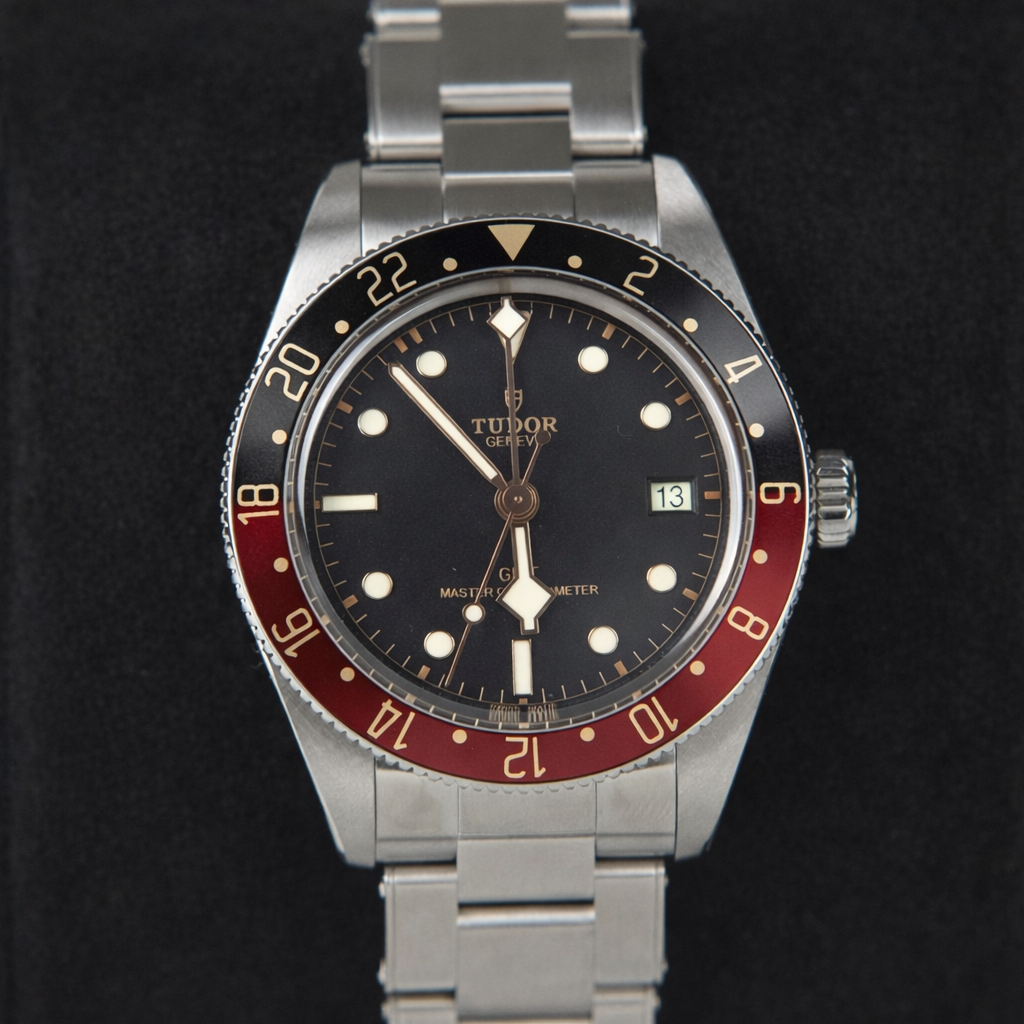 Tudor Black Bay 58 GMT M7939G1A0NRU-0001 39mm Stainless Steel Black and Burgundy Bezel