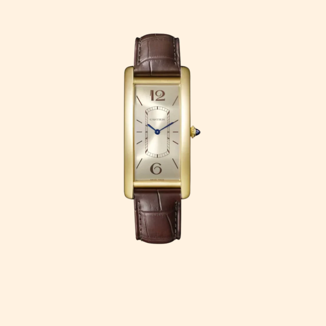 Cartier Tank Cintrée Watch 46mm Yellow Gold