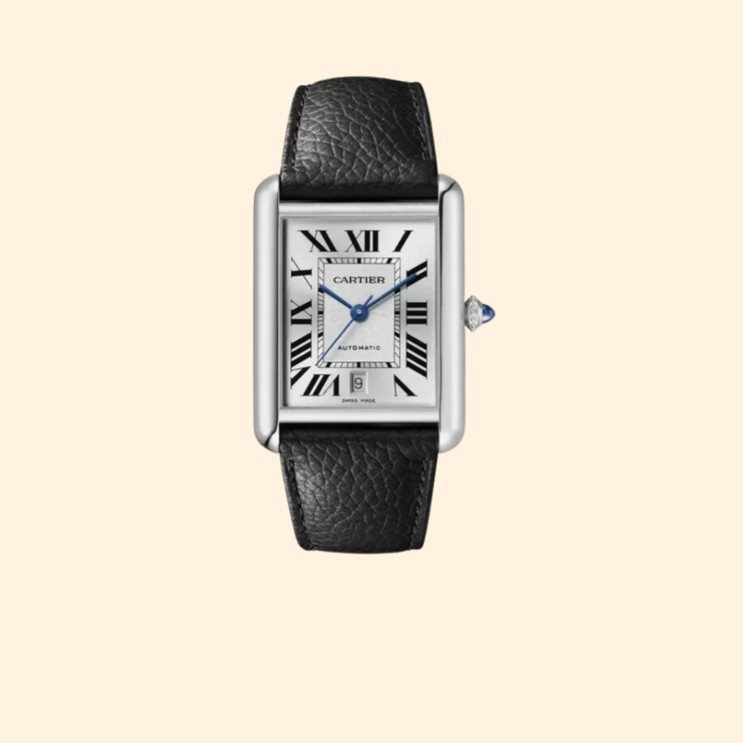 Cartier Tank 41mm Must Watch Silver Stainless Steel